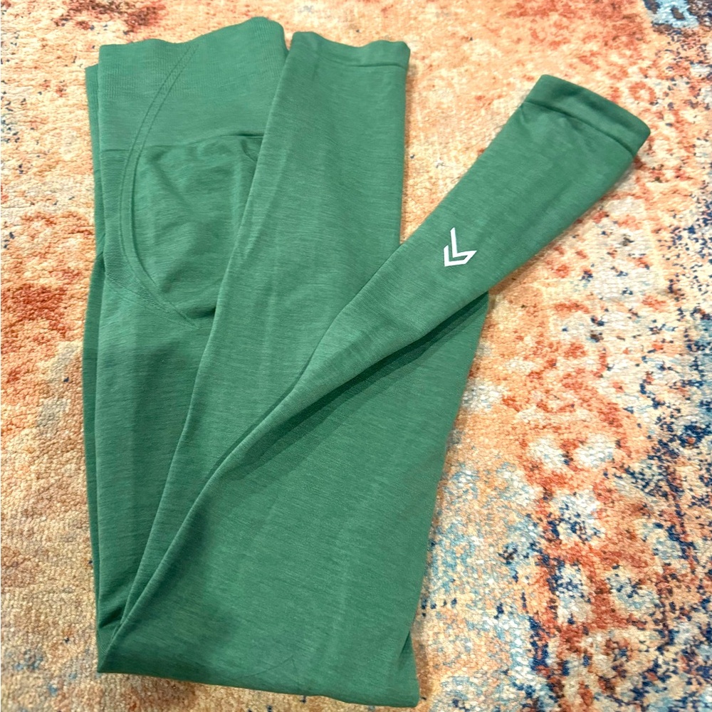 oner active forest green effortless leggings small long